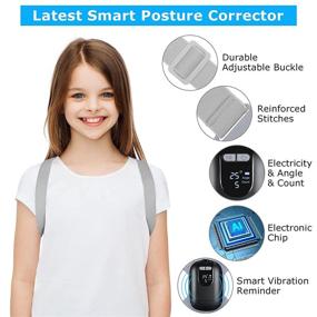 img 3 attached to 👨 Intelligent Posture Corrector with Smart Sensor Chip & Vibration Reminder: Develop a Good Posture Habit for Kids, Men & Women