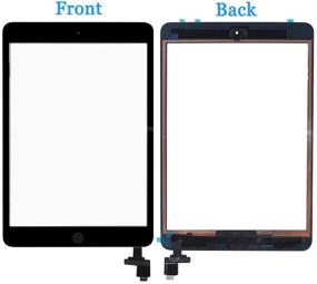 img 1 attached to New Touch Screen Replacement Parts For IPad Mini 1/Mini 2 (Black) With IC Chip