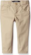 👖 french toast slim fit 5 pocket pants for boys logo
