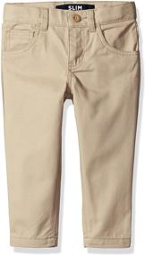 img 2 attached to 👖 French Toast Slim Fit 5 Pocket Pants for Boys