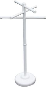 img 4 attached to 🏞️ White Portable 3 Bar Towel Tree by Outdoor Lamp Company - Made in the USA for Pool, Spa, and Home Use