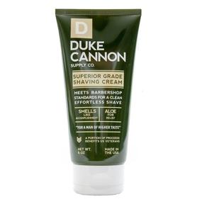 img 1 attached to 🧔 Duke Cannon Face Care Bundle: Working Man's Face Wash, 4oz + Superior Grade Shaving Cream, 6oz