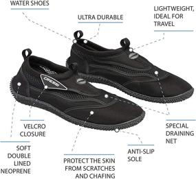 img 3 attached to Cressi Noumea Water Shoes 44 Men's Shoes