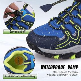 img 2 attached to Waterproof Athletic Resistant Boys' Sneakers - UOVO Shoes for Active Outdoors