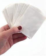 50 mini white paper bags gift wrapping supplies logo