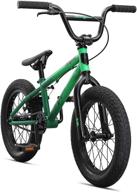 🚲 mongoose legion freestyle sidewalk bmx bike for kids and beginners to advanced riders, 16-20-inch wheels, high-tensile steel frame, micro drive 25x9t bmx gearing logo