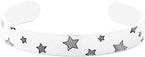 img 3 attached to 🌟 Arifoo Bracelets: Personalized Inspirational Cuff Bangles - Perfect Gift of Encouragement for Women