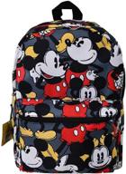 mickey mouse backpack over print logo