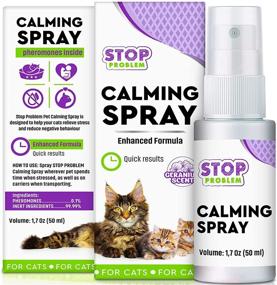 img 4 attached to 🐱 Beloved Pets Pheromone Calming Spray for Cats (50ML): Effective Long-Lasting Calming Aid for Anxiety Relief, Behavior Control & Stress Prevention