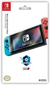 img 3 attached to 💙 Официально лицензированный защитный экран от Hori для Nintendo Switch, блокирующий синий свет - защита ваших глаз во время игры!