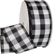 💼 classy and versatile: morex ribbon cambridge wired plaid ribbon logo