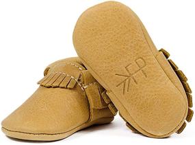 img 3 attached to 👟 Boys' Soft Leather Moccasins & Slippers by Freshly Picked