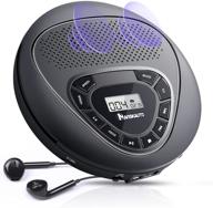 🎧 ultimate portable cd player: rechargeable with speakers & anti-skip protection logo