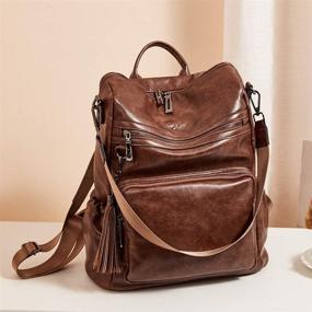 img 3 attached to 👜 CLUCI Fashion Designer Handbags & Wallets - Stylish Shoulder Backpack for Women's Fashion