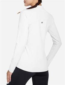 img 3 attached to 🧥 Baleaf Women's 1/4 Zip Fleece Pullover Long Sleeve Shirts for Cold Winter, Mock Neck Tops Ideal for Running and Hiking