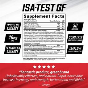 img 3 attached to 💪 iSatori ISA-Test GF: High Performance Testosterone Booster for Strength & Muscle Mass - Hardcore Training Supplement for Exercise & Sports - Gluten-Free Anti-Estrogen Complex - 120 Capsules