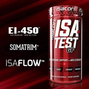 img 1 attached to 💪 iSatori ISA-Test GF: High Performance Testosterone Booster for Strength & Muscle Mass - Hardcore Training Supplement for Exercise & Sports - Gluten-Free Anti-Estrogen Complex - 120 Capsules