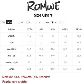 img 2 attached to ROMWE Женское удобное платье-туника с коротким рукавом и расклешенной юбкой для вечеринки