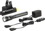 🔦 streamlight 75458 stinger ds led hl flashlight - 800 lumens, rechargeable dual switch, 120v ac/12v dc smart charger (nimh), black логотип