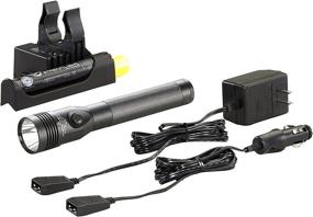 img 4 attached to 🔦 Streamlight 75458 Stinger DS LED HL Flashlight - 800 Lumens, Rechargeable Dual Switch, 120V AC/12V DC Smart Charger (NiMH), Black