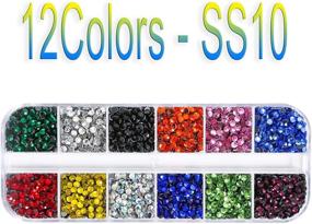 img 3 attached to Dorhui Crystals Flatback Rhinestones Clothing