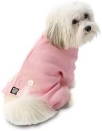 🐾 premium cozy thermal pajamas for pets - large, pink with white stitching - petrageous логотип