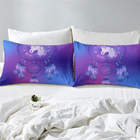 img 2 attached to Unicorn Catcher Bohemian Romantic Bedclothes