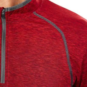 img 3 attached to Lightweight Men's Quarter Zip Running Pullover Top