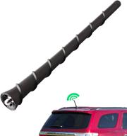 unikpas car 7 inch antenna compatible for jeep cherokee grand cherokee dodge durango dart journey roof mast 5091100ab logo