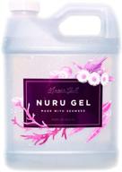 ⚡ 33.8 oz magic gel: nuru massage therapy gel, stain-free, fragrance-free, ideal for massage, sore muscles, dry skin logo