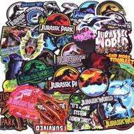 🦖 dinosaur stickers decals, waterproof vinyl decals for laptop, water bottle, skateboard, phone, motorcycle, bicycle, luggage, guitar, bike - 75pcs pack dinosaur party supplies logo
