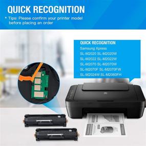 img 1 attached to 🖨️ ZEOB Compatible Toner Cartridge for Samsung MLT-D111S MLT-D111L - For Use with Samsung Xpress M2020W M2070FW M2070W Laser Printer - Black - 2 Pack