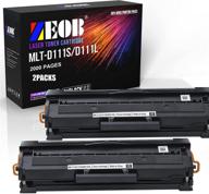 🖨️ zeob compatible toner cartridge for samsung mlt-d111s mlt-d111l - for use with samsung xpress m2020w m2070fw m2070w laser printer - black - 2 pack logo