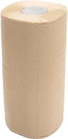 img 1 attached to Bamboo Paper Hand Towels for Kitchen and Cleaning - Disposable (4 Rolls, 110 Sheets/Roll)