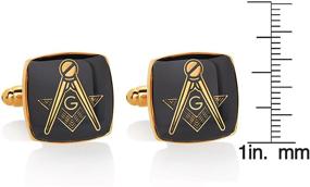 img 2 attached to Crucible Jewelry Polished Masonic Links