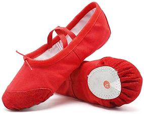 img 4 attached to DoGeek Ballet Slippers Toddler Little Girls' Shoes for Athletic