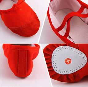 img 1 attached to DoGeek Ballet Slippers Toddler Little Girls' Shoes for Athletic