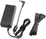 premium 19.5v 2.31a 45w ac adapter charger: compatible with hp stream 11 13 14 pavilion x360 series, 15-f272wm & more | dependable power supply 741727-001 740015-002 logo