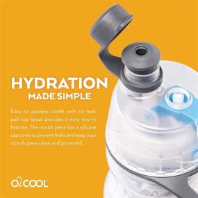 img 1 attached to 🌬 Stay Cool and Hydrated with the O2COOL ArcticSqueeze Mist 'N Sip Bottle