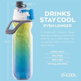 img 2 attached to 🌬 Stay Cool and Hydrated with the O2COOL ArcticSqueeze Mist 'N Sip Bottle