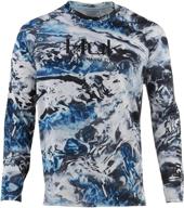 huk standard pursuit fishing barracuda men's clothing: comfortable and functional active wear logo