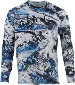 img 2 attached to HUK Standard Pursuit Fishing Barracuda Men's Clothing: Comfortable and Functional Active Wear