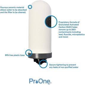 img 3 attached to 🌍 Enhance Your Travel Experience with ProOne Slimline Replacement Traveler Countertop Filtration