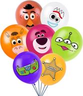 toy inspired story party supplies: colorful balloons for toy theme birthday parties, 28pcs assorted styles, perfect kids party decorations & favors логотип