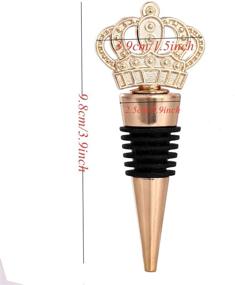 img 3 attached to 🍾 WAYTOSUC 1Pcs Crown Wine and Beverage Bottle Stopper - Golden Reusable Wine Plug Decoration for Wedding, Birthday, and Christmas Gift