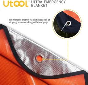 img 2 attached to 🌧️ Stay Warm and Dry with UTOOL Ultra Emergency Blanket Waterproof – The Ultimate Outdoor Essential
