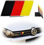 эмблема решетки ijdmtoy с флагом германии логотип