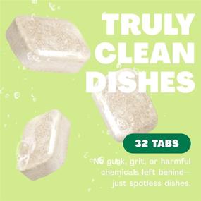 img 3 attached to 🌿 Cleancult Dishwasher Pods - 32 Count, Lemongrass Scent, Biodegradable Detergent Tablets | Cruelty-Free Tabs