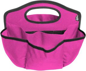 img 2 attached to Organize and Store with the Find-It Pink Canvas Supply Caddy - 6 Pockets, 6 Compartments, and 10 Storage Loops