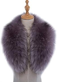 img 1 attached to Ihreesy Artificial Fur Collar Women's Accessories
